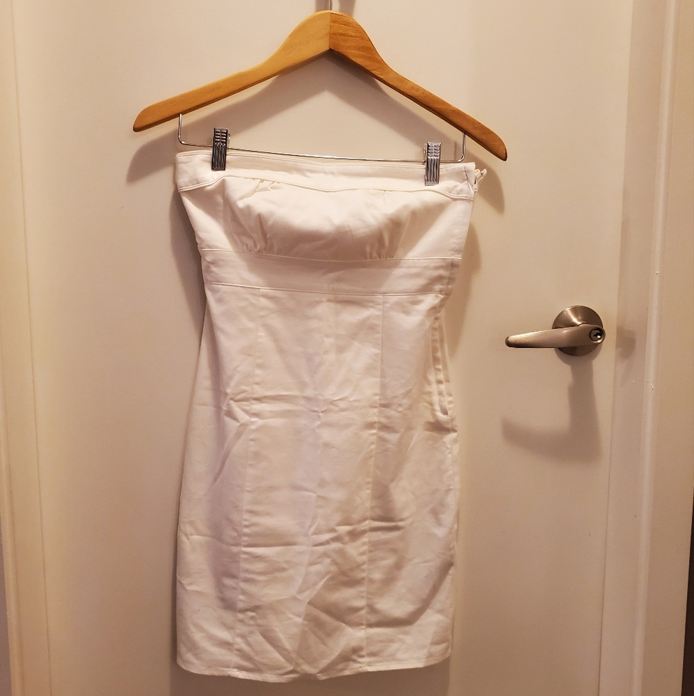 Strapless bodycon dress